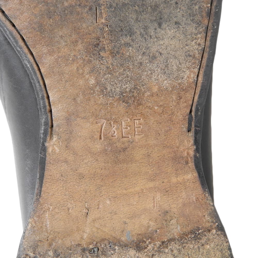 Salvatore Ferragamo サルヴァトーレフェラガモ ガンチーニ モカシン レザー シューズ メンズ ブラック 7 1/2 シューズ 7.5