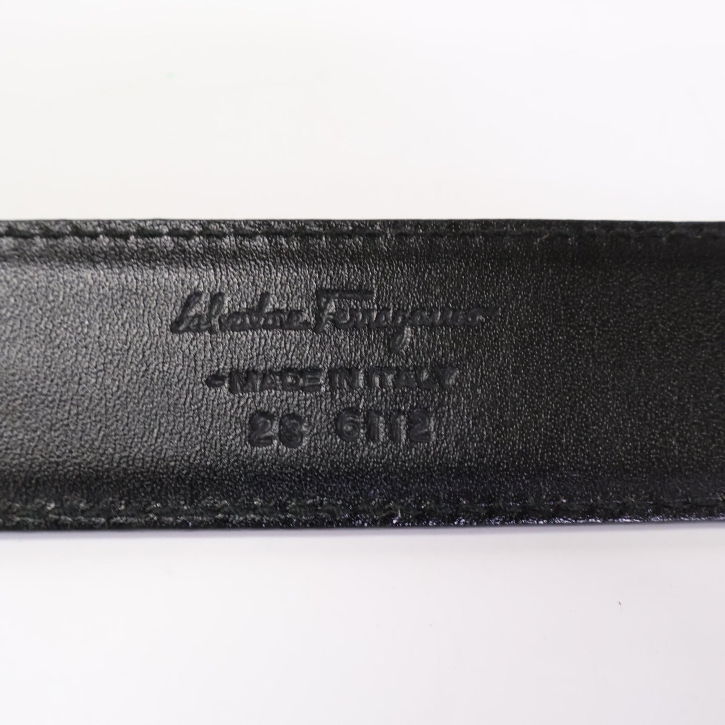 Salvatore Ferragamo サルヴァトーレフェラガモ ガンチーニ レザー ベルト 80