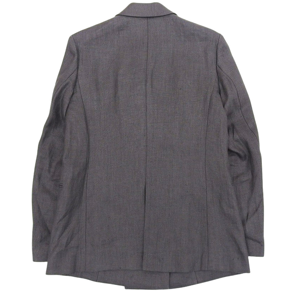 BEIGE ベイジ 美品 リネン BURDOCK ダブル ジャケット レディース グレー 4 ジャケット 4