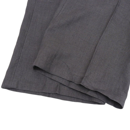 BEIGE ベイジ 美品 リネン BURDOCK ワイドパンツ ボトムス レディース グレー 4 ボトムス 40