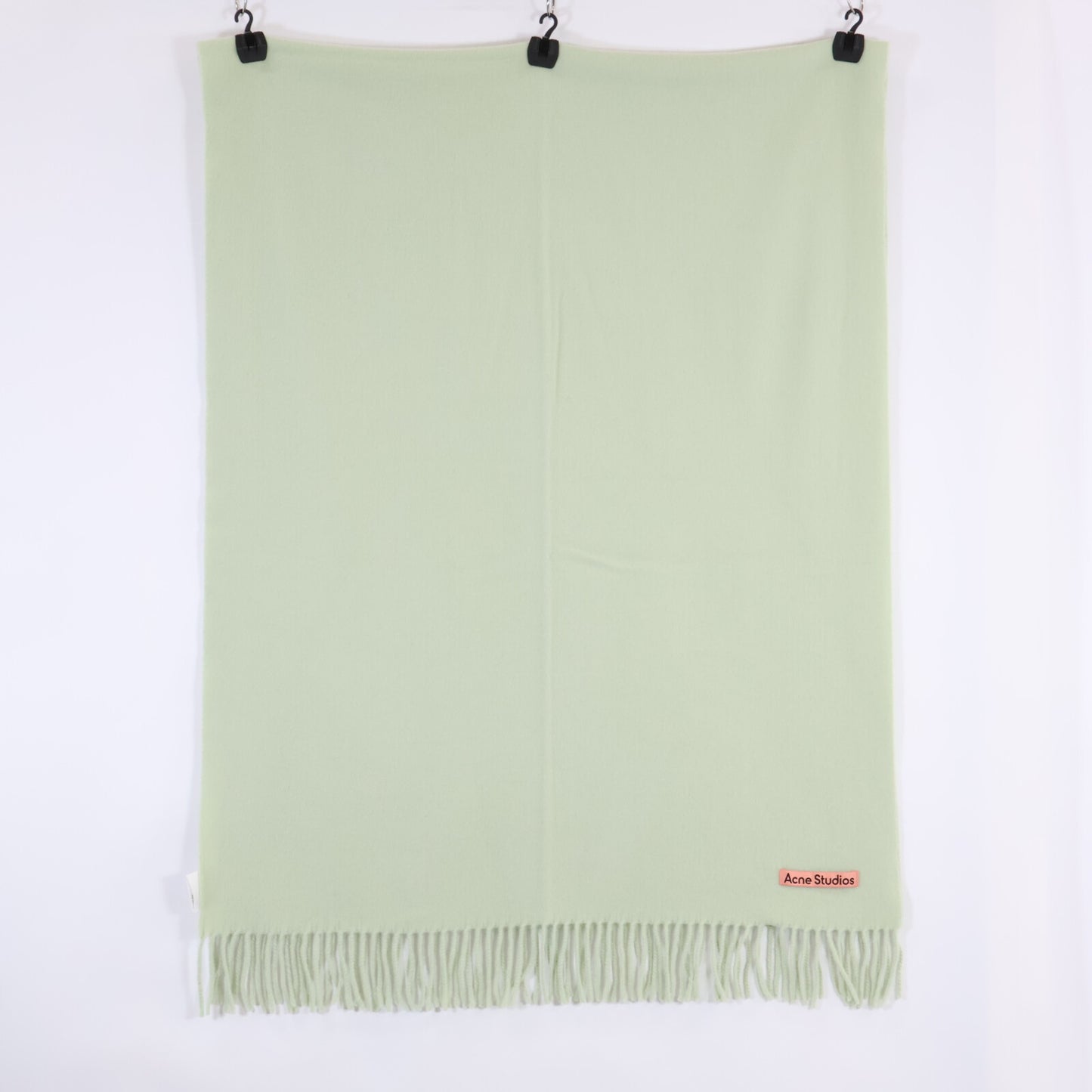 ACNE STUDIOS アクネ ストゥディオズ 【美品】CA0102- フリンジ ウール スカーフ - オーバーサイズ マフラー 200 x 70 cm