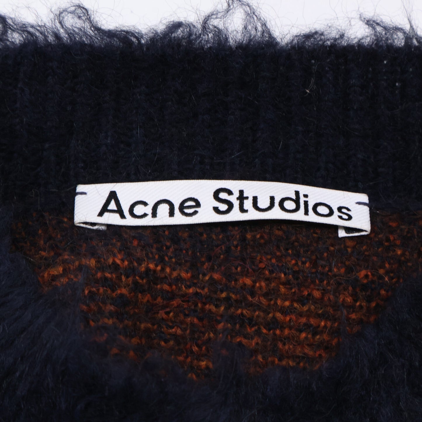 ACNE STUDIOS アクネ ストゥディオズ 美品 A60177 シャギーウールチェックニット トップス XS