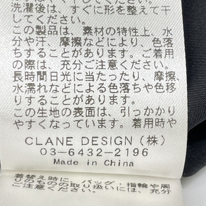 CLANE クラネ 17112-5392 ﾌﾞﾗｯｸ 長袖ﾜﾝﾋﾟｰｽ ワンピース 2