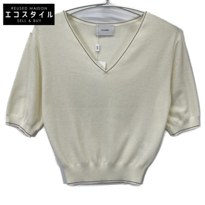 CLANE クラネ ｱｲﾎﾞﾘｰ Vﾈｯｸ ﾆｯﾄ トップス 2