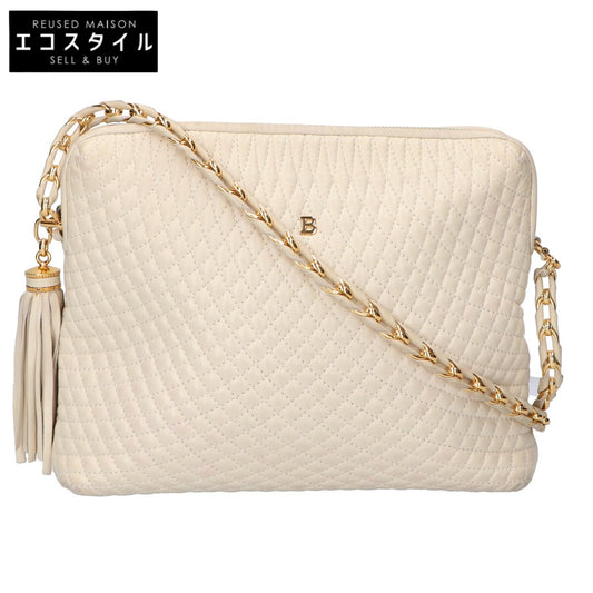 BALLY バリー レザー キルティング チェーン ショルダーバッグ
