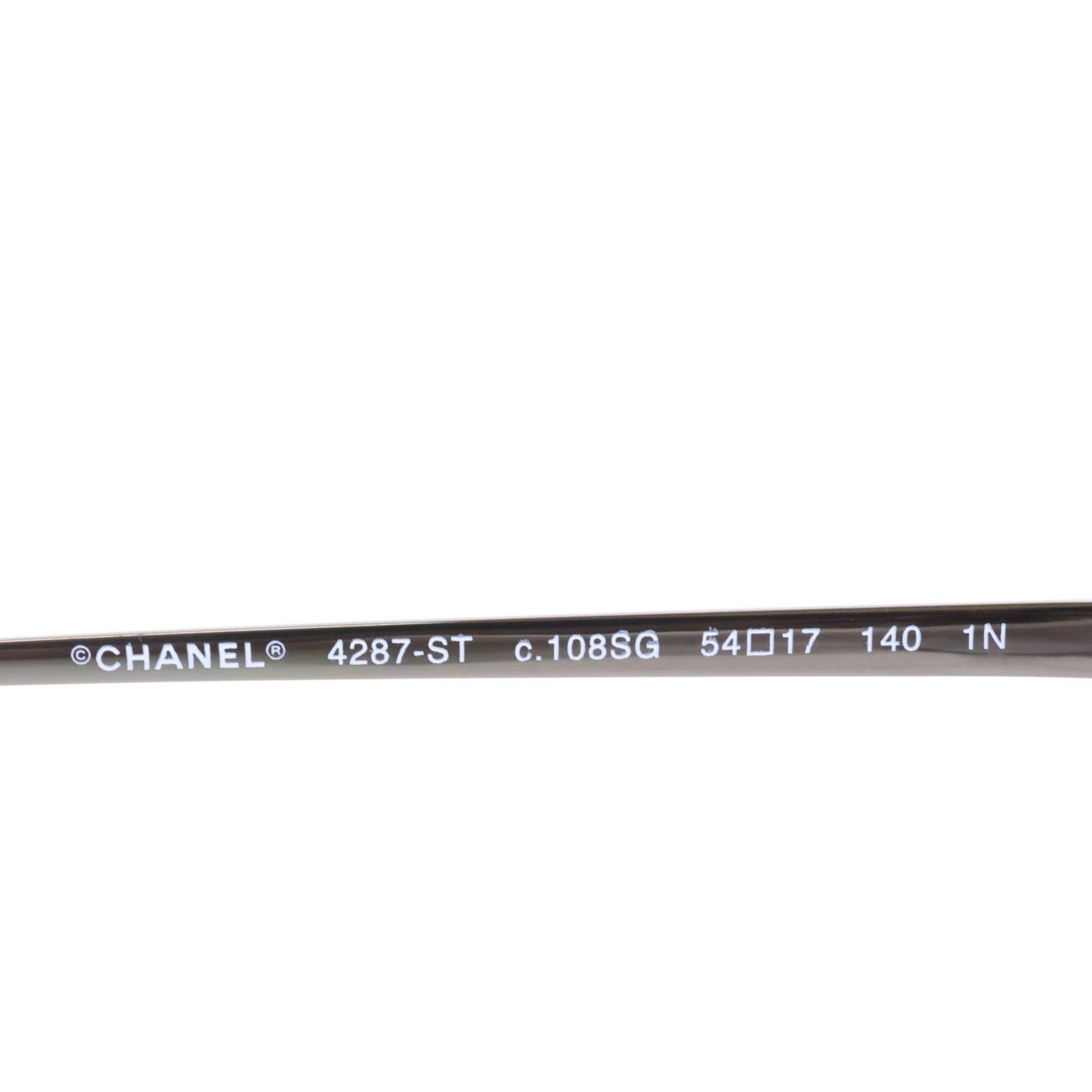 CHANEL シャネル 【美品】4287-ST c.108SG スクエア シェイプ ブルーライトカット アイウェア サングラス 54□17 140