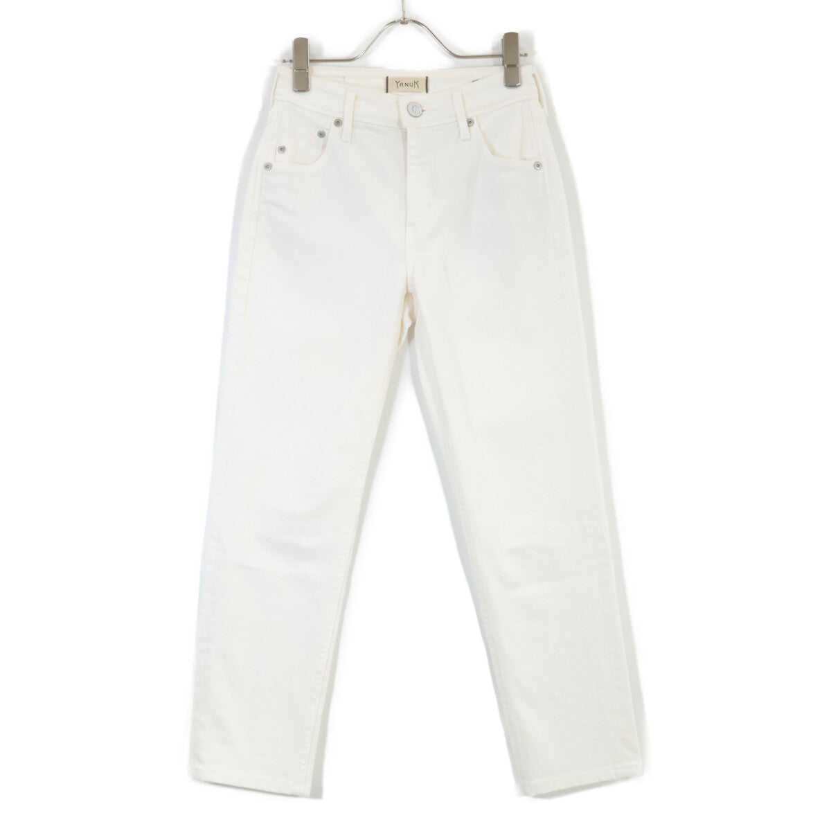 YANUK ヤヌーク ﾎﾜｲﾄ 57142068 Spill Proof ｽﾘﾑﾃｰﾊﾟｰﾄﾞ RUTH ﾊﾟﾝﾂ ボトムス 21