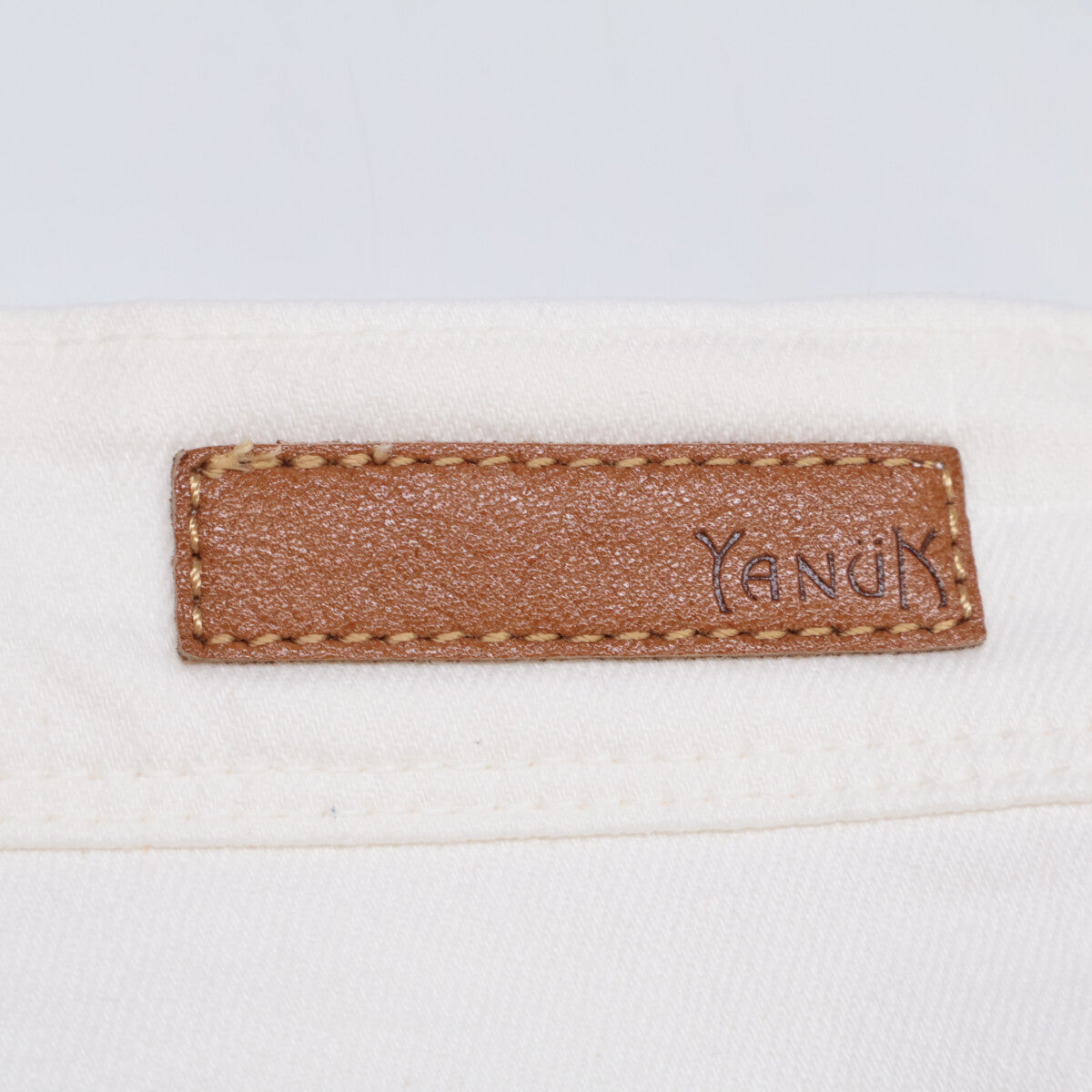 YANUK ヤヌーク ﾎﾜｲﾄ 57142068 Spill Proof ｽﾘﾑﾃｰﾊﾟｰﾄﾞ RUTH ﾊﾟﾝﾂ ボトムス 21