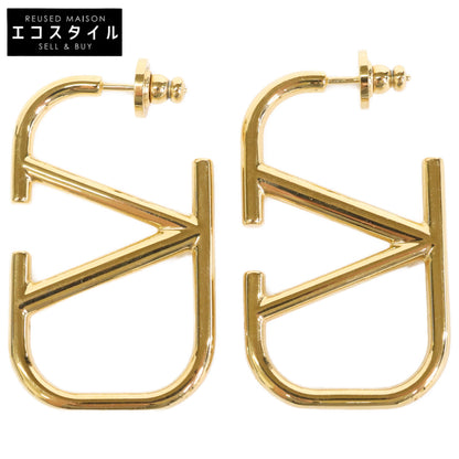 VALENTINO ヴァレンティノ Vロゴ シグネチャー メタル ピアス