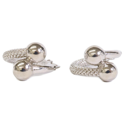 BOTTEGA VENETA ボッテガヴェネタ イントレチャートデザイン ボール フープ ピアス