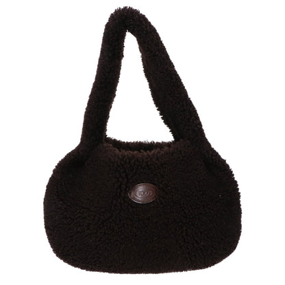 TOD'S トッズ LIE ON A LION ボア ムートン シャツ バッグ ショッピング ショルダーバッグ