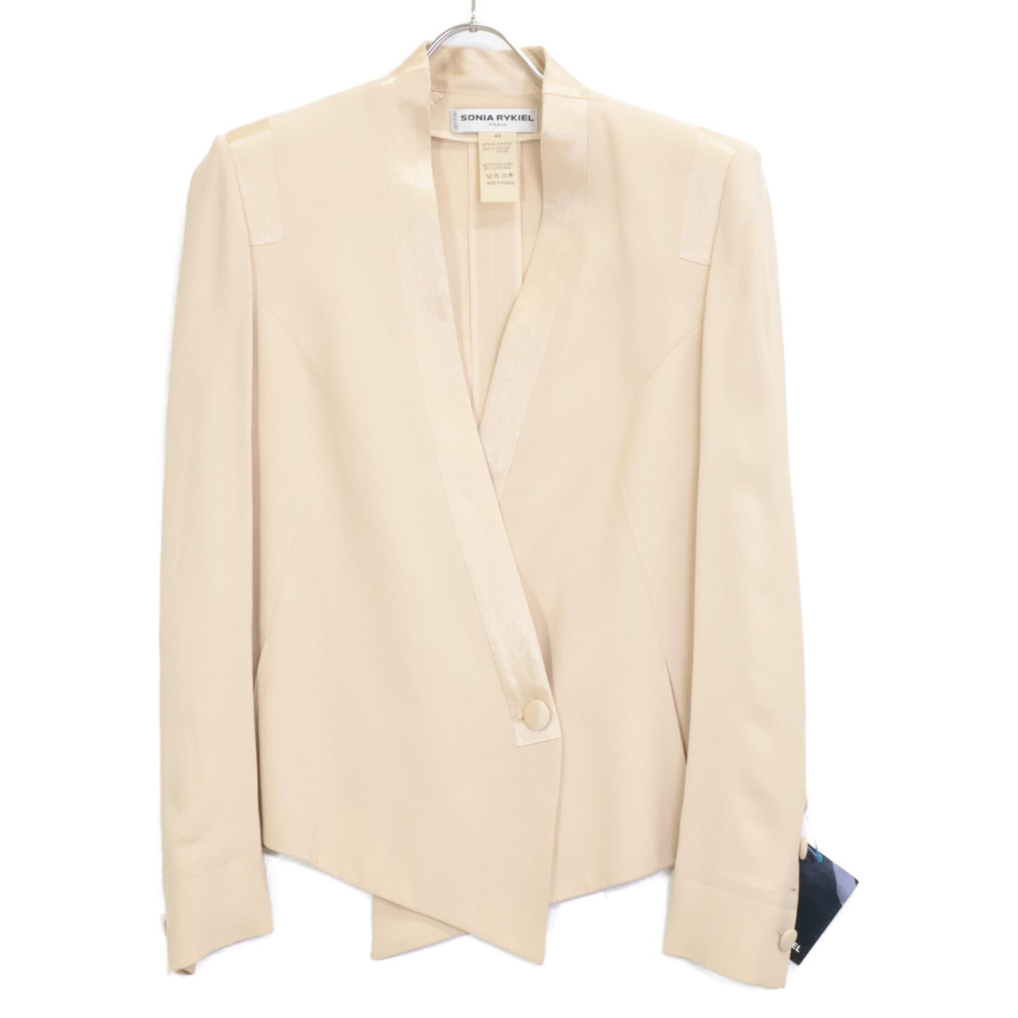 SONIA RYKIEL ソニアリキエル ﾍﾞｰｼﾞｭ ｼﾞｬｹｯﾄ/ｽｶｰﾄ ｾｯﾄｱｯﾌﾟ 44