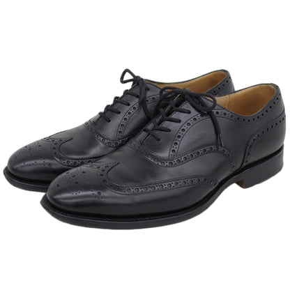 Church's チャーチ Heritage コレクション サンドリンガム ウイングチップ シューズ ブラック 7.5 メンズ シューズ 7.5