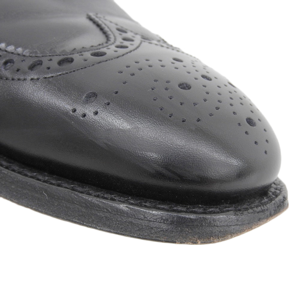 Church's チャーチ Heritage コレクション サンドリンガム ウイングチップ シューズ ブラック 7.5 メンズ シューズ 7.5