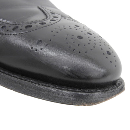 Church's チャーチ Heritage コレクション サンドリンガム ウイングチップ シューズ ブラック 7.5 メンズ シューズ 7.5