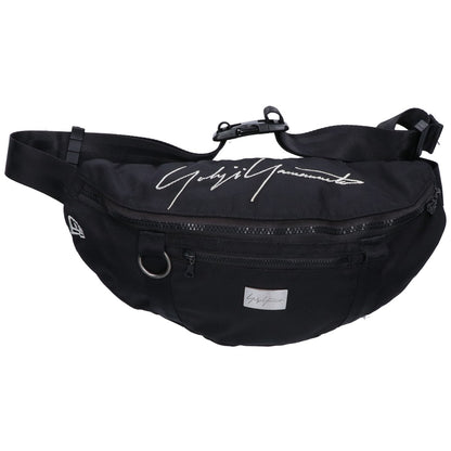 Yohji Yamamoto POUR HOMME ヨウジヤマモトプールオム x NEW ERA ニューエラ ロゴ刺繍 ナイロン ウエストバッグ