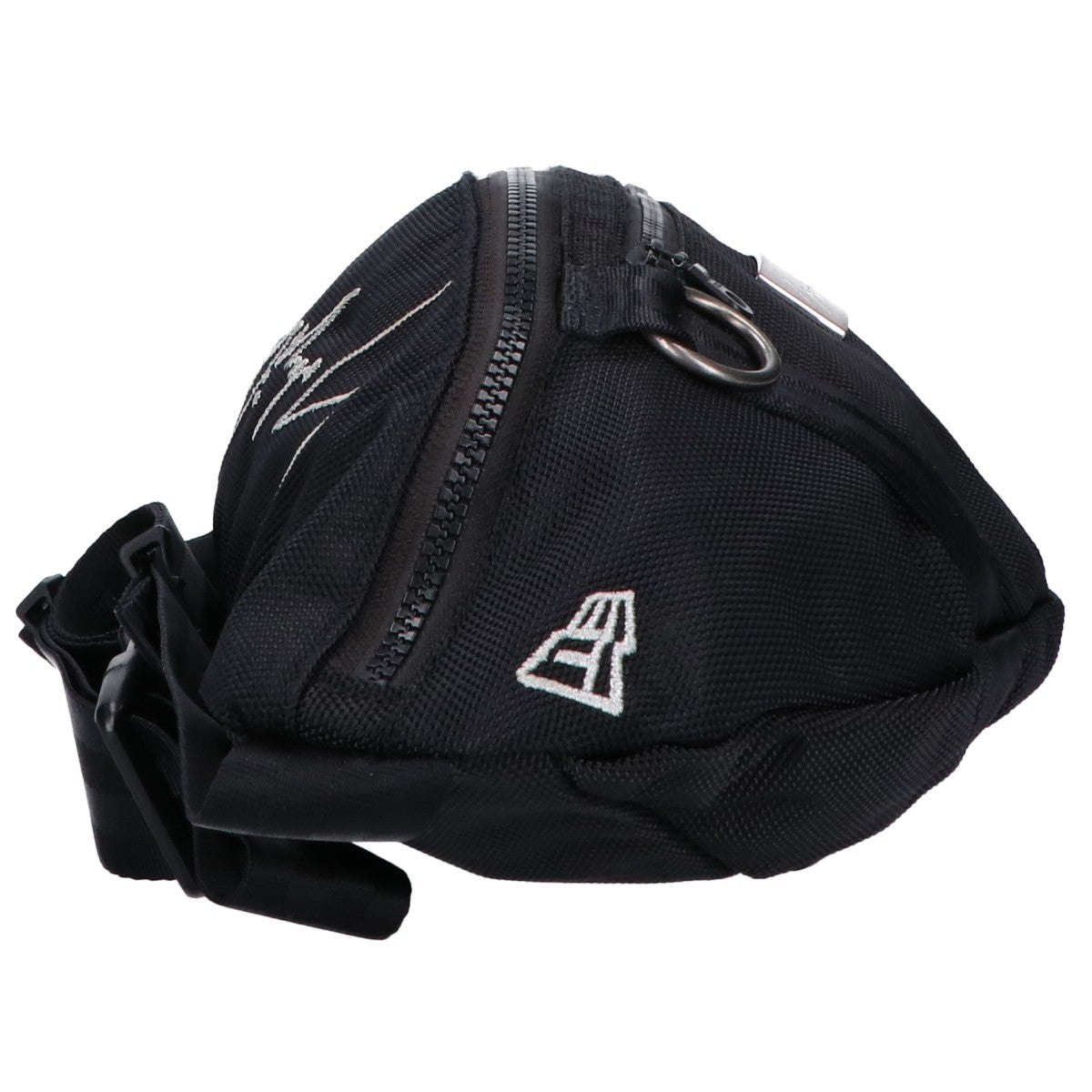 Yohji Yamamoto POUR HOMME ヨウジヤマモトプールオム x NEW ERA ニューエラ ロゴ刺繍 ナイロン ウエストバッグ