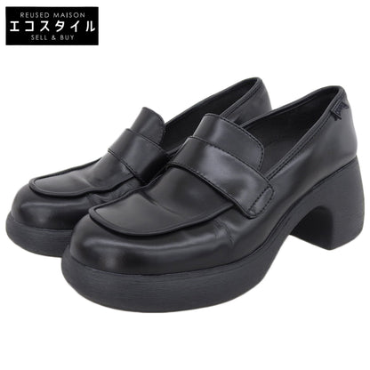 CAMPER カンペール 美品 テルマ ヒール パンプス ローファー シューズ レディース ブラック 38 K201292-016 シューズ 38