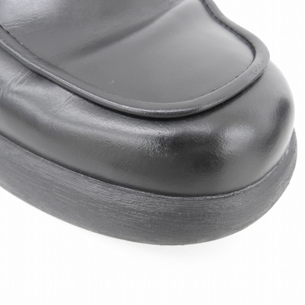 CAMPER カンペール 美品 テルマ ヒール パンプス ローファー シューズ レディース ブラック 38 K201292-016 シューズ 38