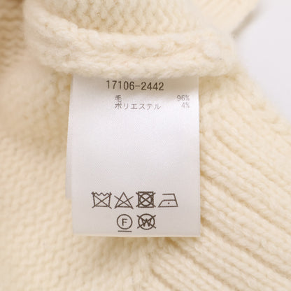 CLANE クラネ 17105-2442 24AW ﾍﾞｰｼﾞｭ 2WAY ﾈｯｸ ｵｰﾊﾞｰﾆｯﾄ トップス 1