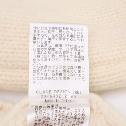 CLANE クラネ 17105-2442 24AW ﾍﾞｰｼﾞｭ 2WAY ﾈｯｸ ｵｰﾊﾞｰﾆｯﾄ トップス 1