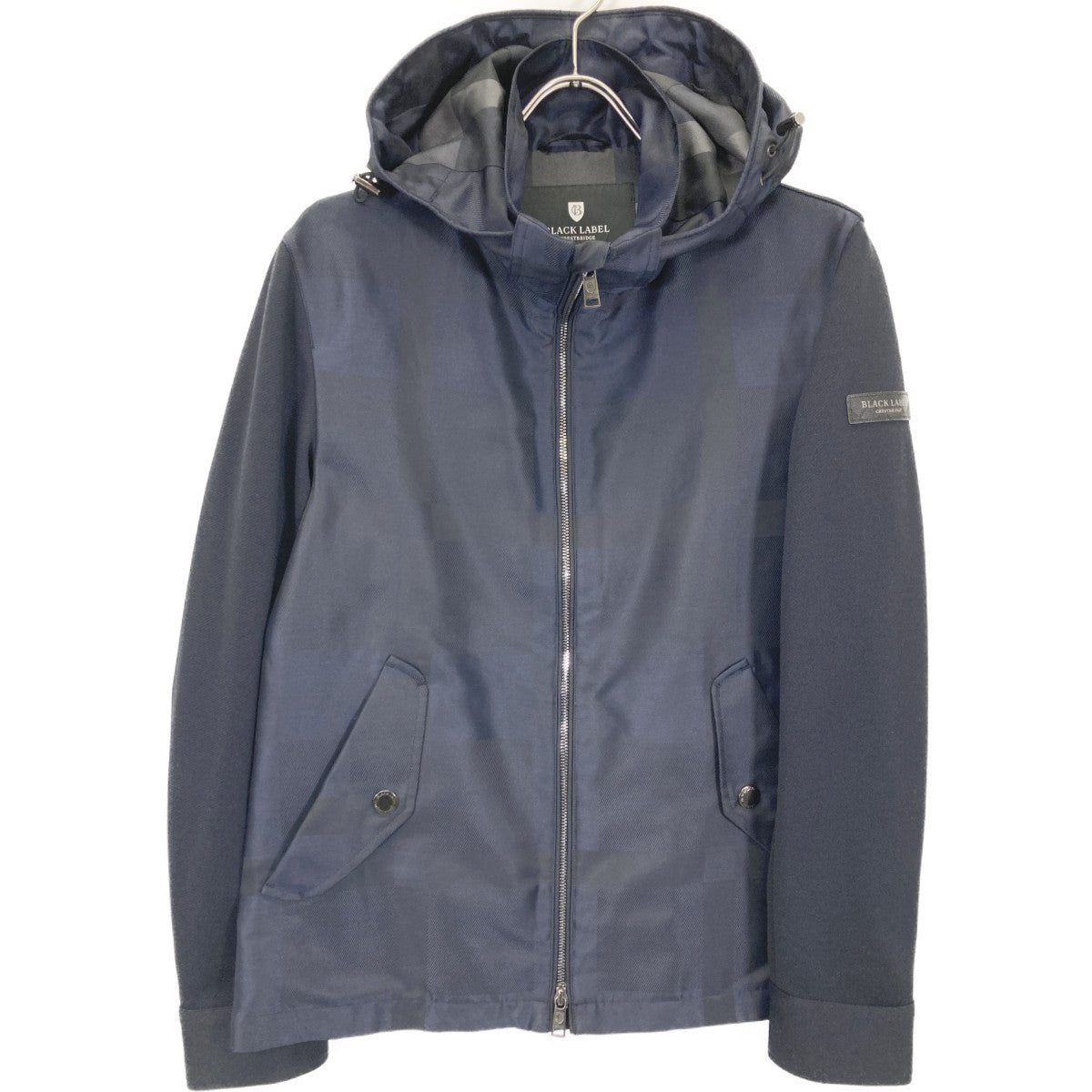 BLACK LABEL CRESTBRIDGE ブラックレーベルクレストブリッジ 51F04-204-28 ﾈｲﾋﾞｰ 切り替え ｼﾞｯﾌﾟｱｯﾌﾟ ｼﾞｬｹｯﾄ ジャケット M