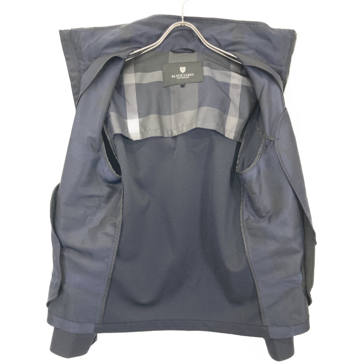 BLACK LABEL CRESTBRIDGE ブラックレーベルクレストブリッジ 51F04-204-28 ﾈｲﾋﾞｰ 切り替え ｼﾞｯﾌﾟｱｯﾌﾟ ｼﾞｬｹｯﾄ ジャケット M