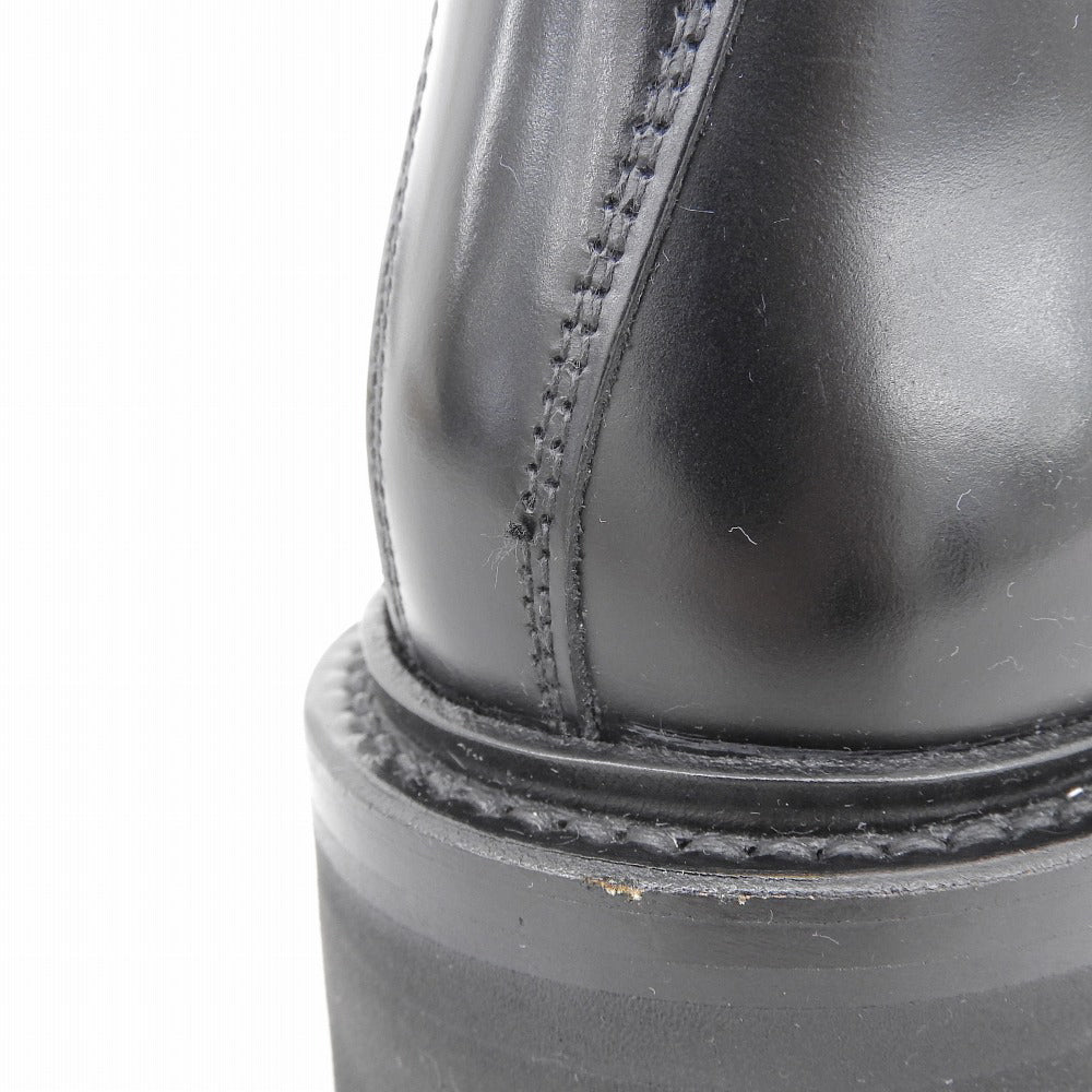 Church's チャーチ 美品 GWYNETH レザー レースアップ サイドZIP ブーツ シューズ メンズ ブラック 36.5 シューズ 36 1/2