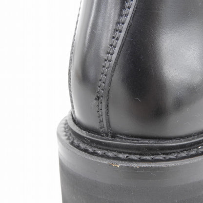 Church's チャーチ 美品 GWYNETH レザー レースアップ サイドZIP ブーツ シューズ メンズ ブラック 36.5 シューズ 36 1/2