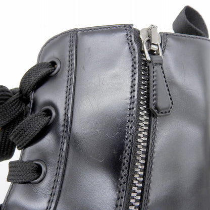 Church's チャーチ 美品 GWYNETH レザー レースアップ サイドZIP ブーツ シューズ メンズ ブラック 36.5 シューズ 36 1/2