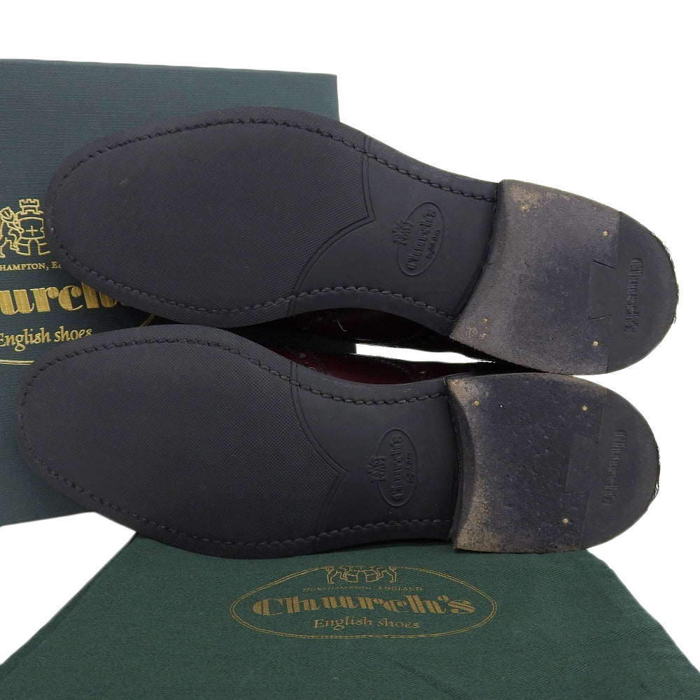 Church's チャーチ 美品 LANA ウィングチップ ダブルモンク シューズ メンズ バーガンディ 36 シューズ 36