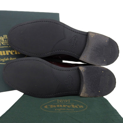 Church's チャーチ 美品 LANA ウィングチップ ダブルモンク シューズ メンズ バーガンディ 36 シューズ 36