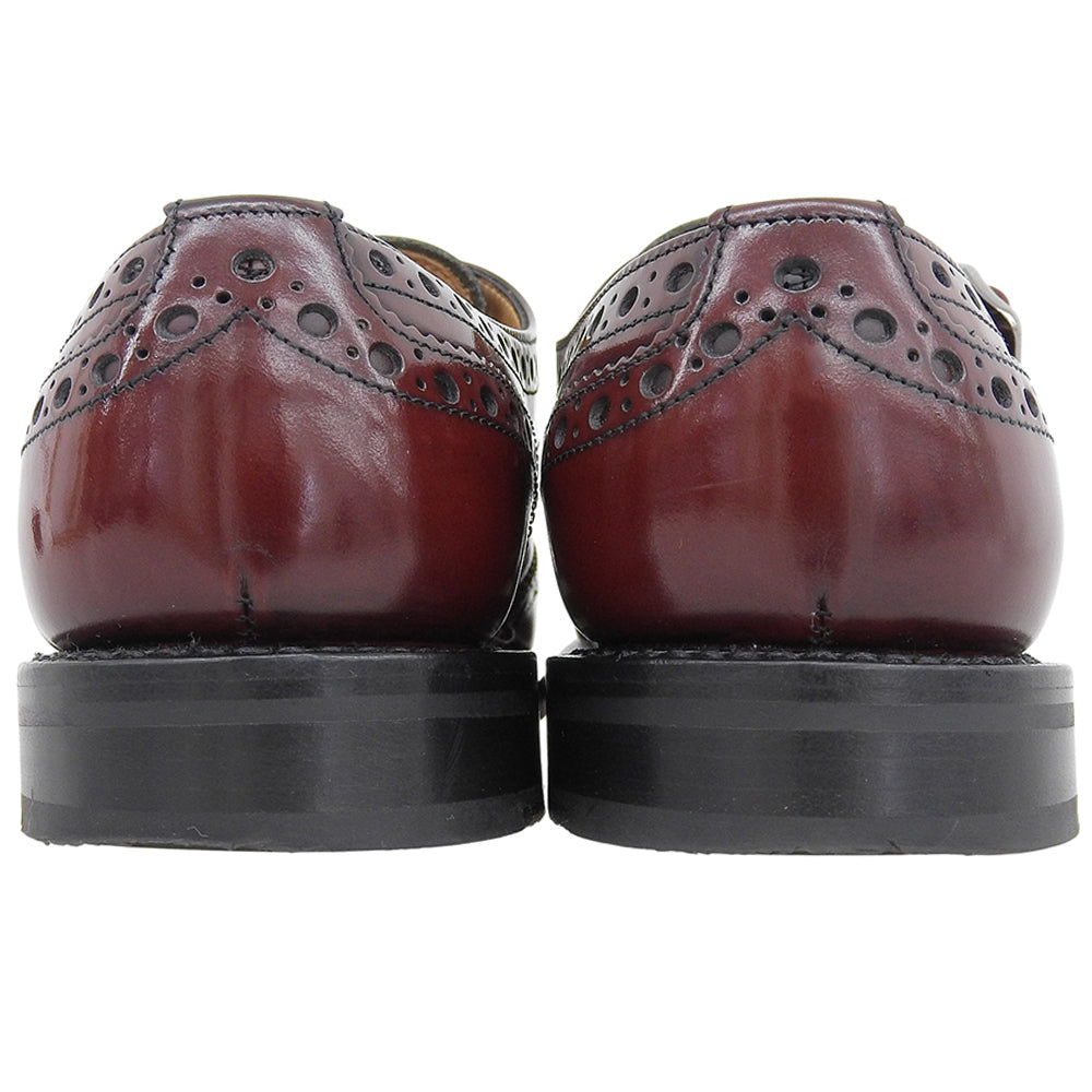 Church's チャーチ 美品 LANA ウィングチップ ダブルモンク シューズ メンズ バーガンディ 36 シューズ 36