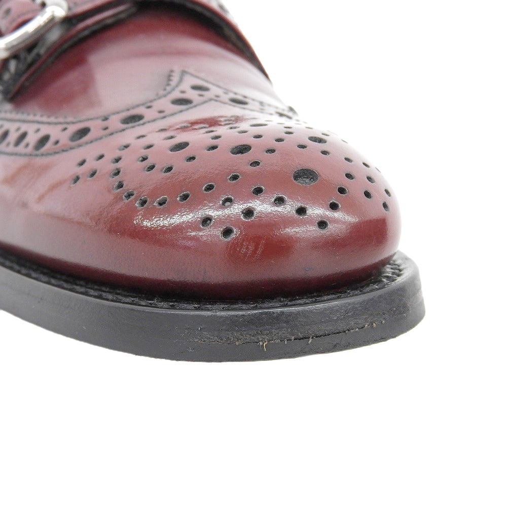 Church's チャーチ 美品 LANA ウィングチップ ダブルモンク シューズ メンズ バーガンディ 36 シューズ 36