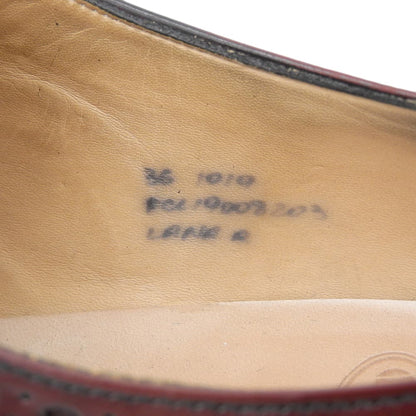 Church's チャーチ 美品 LANA ウィングチップ ダブルモンク シューズ メンズ バーガンディ 36 シューズ 36