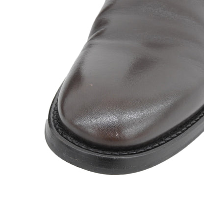 Church's チャーチ 美品 MON MOUTH WG サイドゴア ブーツ シューズ メンズ ブラウン 36.5 シューズ 36 1/2