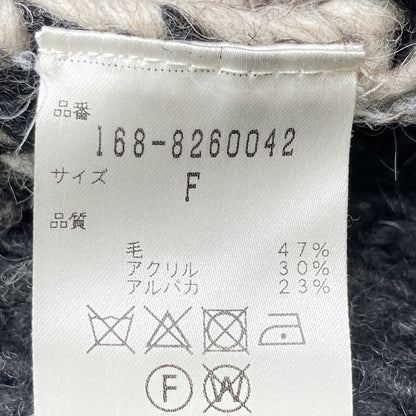 YLEVE イレーヴ HAND JACQUARD PULLOVER ﾆｯﾄ トップス F