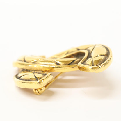 CHANEL シャネル 1153 マトラッセ ココマーク ブローチ