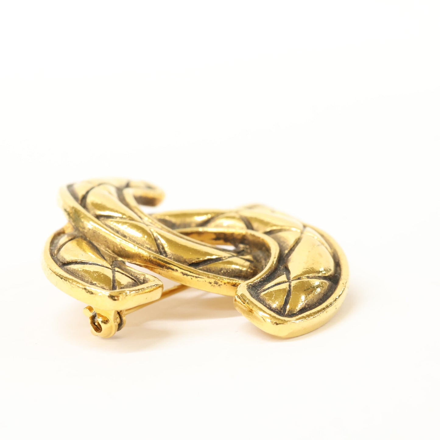 CHANEL シャネル 1153 マトラッセ ココマーク ブローチ