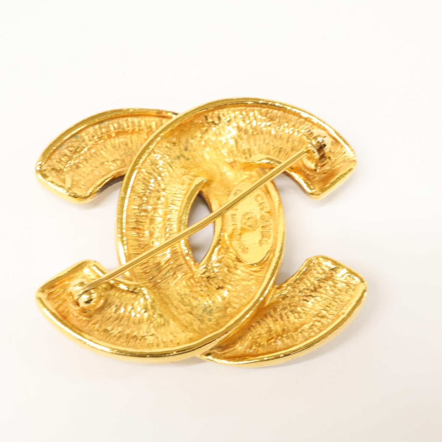 CHANEL シャネル 1153 マトラッセ ココマーク ブローチ