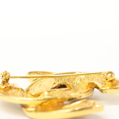 CHANEL シャネル 1153 マトラッセ ココマーク ブローチ