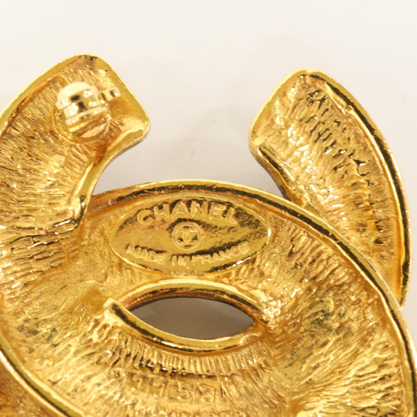 CHANEL シャネル 1153 マトラッセ ココマーク ブローチ