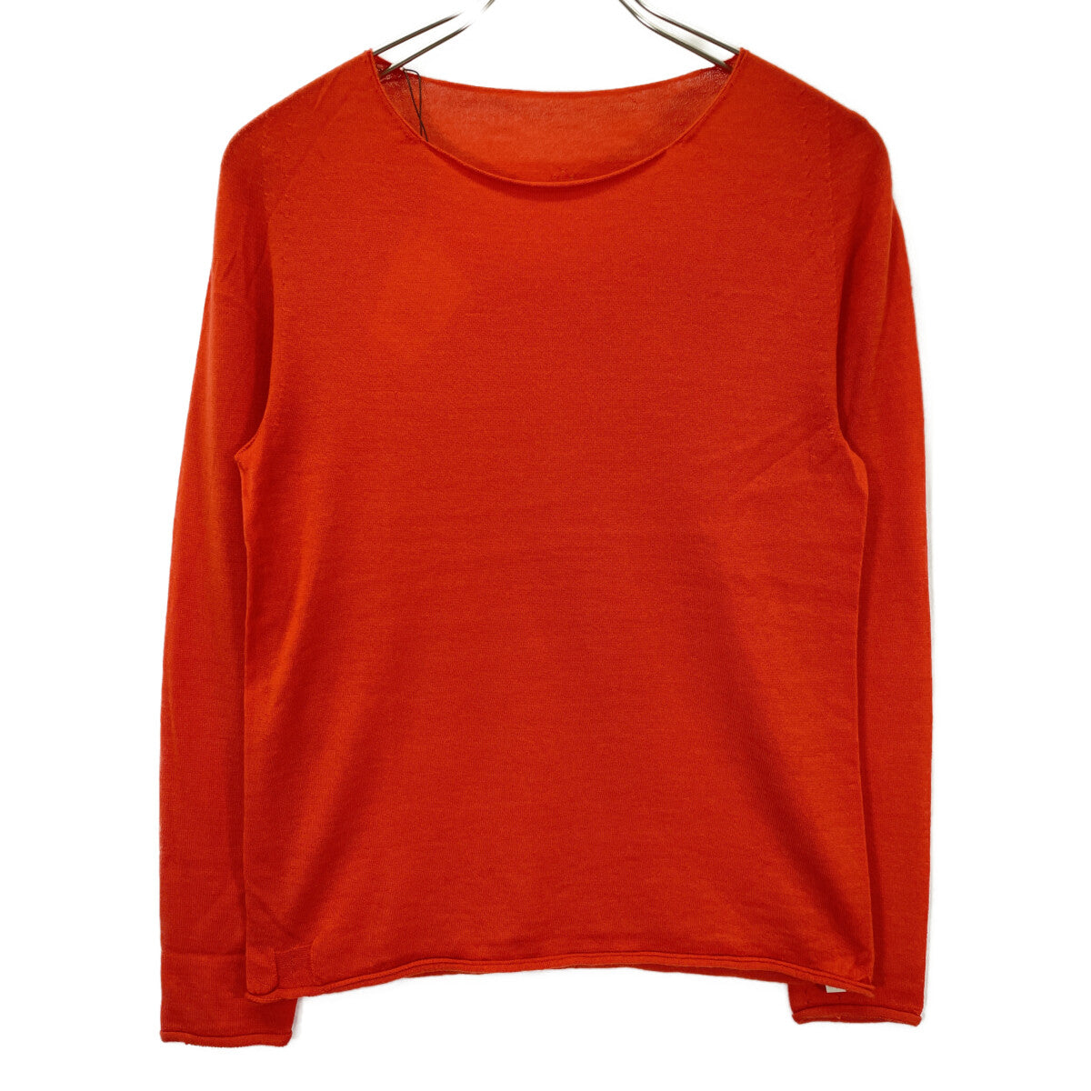 TOYOBOSHI トウヨウボウシ 糸衣 ｵﾚﾝｼﾞ OHAUSU 13IT-AC6001 ｶｼﾐﾔ100 ｸﾙｰﾈｯｸ ﾆｯﾄ トップス 1