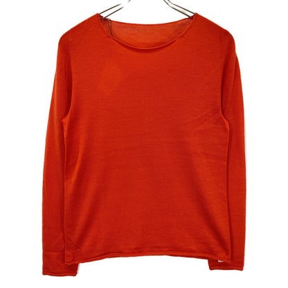 TOYOBOSHI トウヨウボウシ 糸衣 ｵﾚﾝｼﾞ OHAUSU 13IT-AC6001 ｶｼﾐﾔ100 ｸﾙｰﾈｯｸ ﾆｯﾄ トップス 1