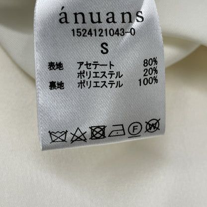 anuans アニュアンス 1524121043-0 ｵﾌﾎﾜｲﾄ ﾏｷｼﾑｻﾃﾝｽｶｰﾄ スカート S