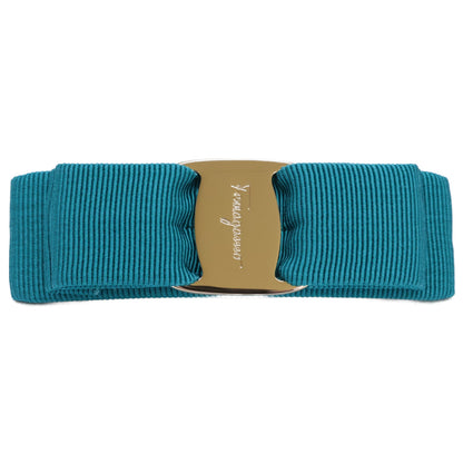 Salvatore Ferragamo サルヴァトーレフェラガモ 【新品同様】ヴァラ リボン バレッタ ヘアアクセサリー