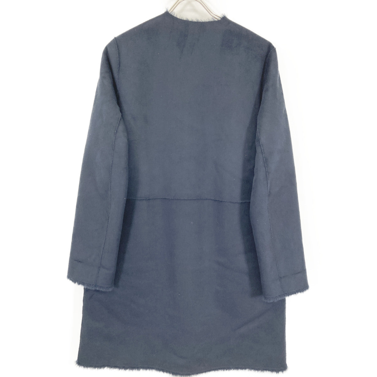 ANAYI アナイ ﾈｲﾋﾞｰ ﾘﾊﾞｰｼﾌﾞﾙﾌｪｲｸﾑｰﾄﾝｺｰﾄ コート 38