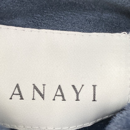 ANAYI アナイ ﾈｲﾋﾞｰ ﾘﾊﾞｰｼﾌﾞﾙﾌｪｲｸﾑｰﾄﾝｺｰﾄ コート 38