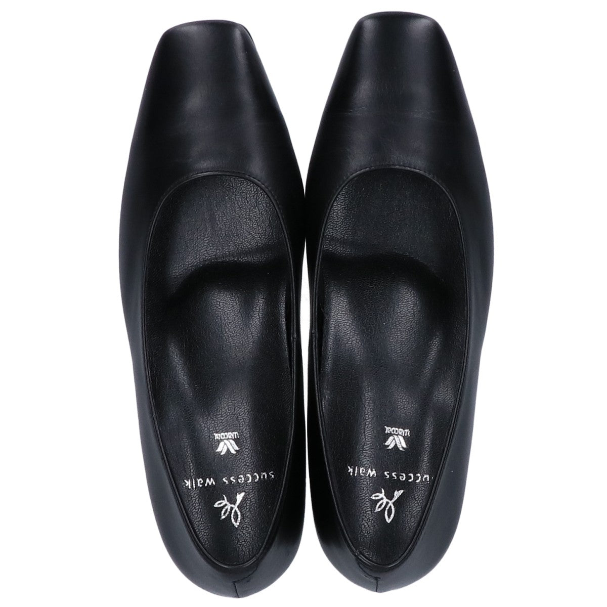 success walk サクセスウォーク 【美品】WFN555 スクエアトゥ パンプス シューズ 22 1/2D