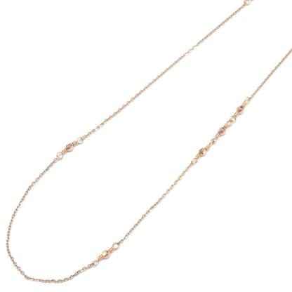 agete アガット 【美品】K10 ミラーボール ロング ネックレス